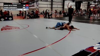 70 kg Champ. Round 3 - Mario De La Torre, Southeastern Wrestling Club vs Dagen Condomitti, SKWC