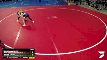 105 lbs Quarterfinals (8 Team) - Owen Smith, STMA (St. Michael/Albertville) vs Noah Gonzalez, Maple River/United South Central