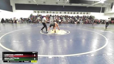 165 lbs Champ. Round 1 - Brian Battulga, South Torrance vs Christian Landeros, Bishop Alemany