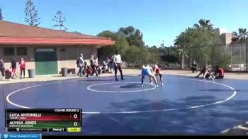 126 lbs Champ. Round 2 - Luca Antonelli, Torrey Pines vs Alyssa Jones, Rancho Bernardo