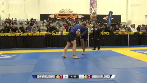 Marson Joseph Johnson vs John Wayne Leonard II 2024 World IBJJF Jiu-Jitsu No-Gi Championship