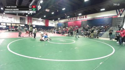 157 lbs Cons. Round 2 - Alek Colon, Valley View vs Osbaldo Marin, Citrus Hill