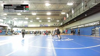 197 lbs Champ. Round 1 - Quinn Gorman, Lake Erie vs Evan Wakefield, Davenport