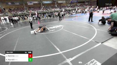 130 lbs Rr Rnd 2 - Jayden Ramirez, Dumas WC vs Asher Navratil, Athlos Wrestling