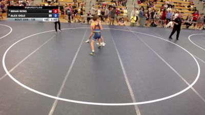 138 lbs Cons. Round 4 - Brian Berg, MN vs Alex Ogle, MN