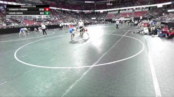D2-144 lbs Quarterfinal - Connor Friend, Whitewater vs Louis Hock, Wrightstown