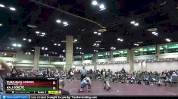 185 lbs Round 2 (10 Team) - Mackenzie Arends, DREAM TEAM vs Kali Benzee, Wildcat Nation