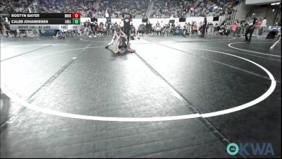 67 lbs Consolation - Bostyn Bayer, Broken Arrow Wrestling Club vs Caleb Johannesen, Collinsville Cardinal Youth Wrestling