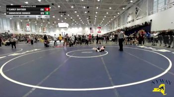 86 lbs Cons. Round 3 - Genevieve Semko, BH-BL Youth Wrestling vs Carly Snyder, Copenhagen Wrestling Club