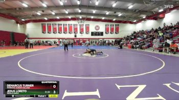 157 lbs Quarterfinal - Jesus Loreto, Menlo NWCA vs Demarcus Turner, Modesto Junior College