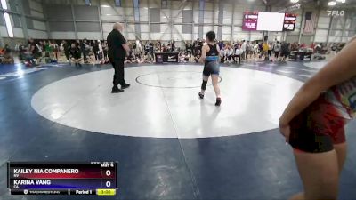 50 lbs Cons. Round 2 - Kailey Nia Companero, NV vs Karina Vang, CA