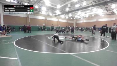 113 lbs Champ. Round 1 - David Bravo, Carson vs Joe Pizarro, Bassett
