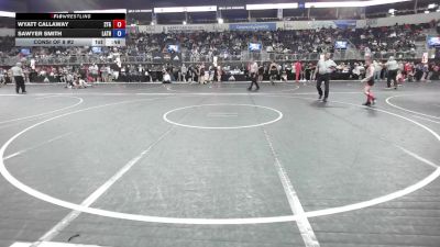 72 lbs Consi Of 8 #2 - Wyatt Callaway, 2tg vs Sawyer Smith, Lathrop Youth Wrestling
