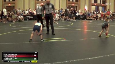 49 lbs Semis & 1st Wrestleback (8 Team) - Kyle LaRocca, Elite Wrestling vs Chris McClay, Shore Thing