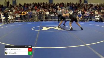 195 lbs Quarterfinal - Conor Maslanek, Pelham vs Shawn Conniff, King Philip