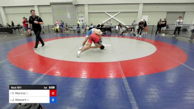 138 lbs 3rd Place - Yianni Marinis, Florida vs John Stewart, Alabama