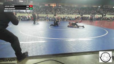 120 lbs Semifinal - Lucas Howe, Coweta vs Sean Barton, Hornet Wrestling