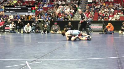 1A-106 lbs Semifinal - Ethan Humphrey, West Branch vs Ian Maize, WACO, Wayland