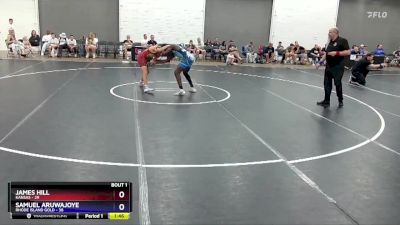 165 lbs Round 1 (6 Team) - James Hill, Kansas vs Samuel Aruwajoye, Rhode Island Gold