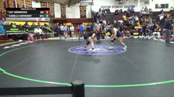 155 lbs Cons. Semi - Camilla Hathaway, Mt. Lebanon vs Lily Hendricks, Greeneview