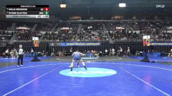 184 lbs Cons. Round 3 - Wills Bronson, John Carroll vs Ryder Slayton, Messiah