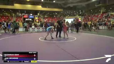 112 lbs Quarterfinal - Suzannah Gray, OK vs Jade Brundige, MO