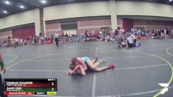 155 lbs Round 2 (6 Team) - Charles Schaefer, Trinity Top Team vs David King, Team Palmetto