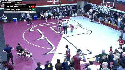 152 lbs Final - Joe Bachmann, Faith Christian Academy vs Donovan Leone, New Hope-Solebury
