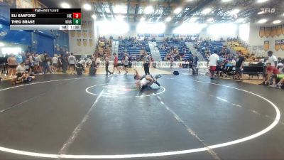 190 lbs Champ Round 1 (16 Team) - Theo Brase, VSUS Athletics RTC vs Eli Sanford, Greasers