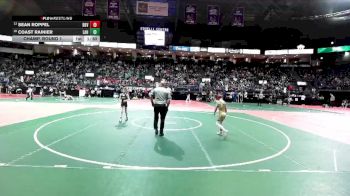 75 lbs Champ. Round 1 - Sean Roppel, BKV1 vs Coast Rainier, LAN1