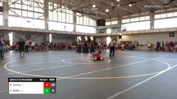 100 lbs Semis & 1st Wrestleback (8 Team) - Ava Miller, Ohio Red vs Kirsten Cortez, Indiana INFERNO BLACK
