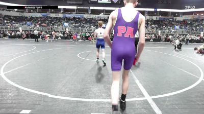 133 lbs Quarterfinal - Mason Hare, King Select vs Kaden Branch, Rough Riders