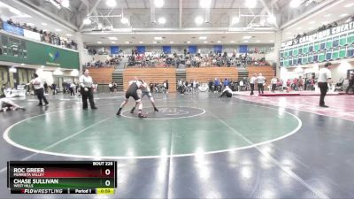 113 lbs Quarterfinal - Roc Greer, Murrieta Valley vs Chase Sullivan, West Hills