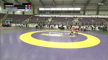 117 lbs Cons. Semi - Addisyn Herdic, Norwich vs Madeline Li, New England College