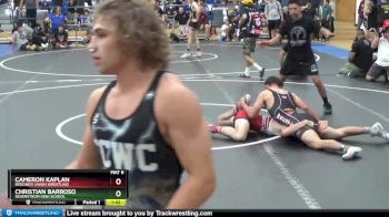 152 lbs Champ. Round 3 - Christian Barroso, Segerstrom High School vs Cameron Kaplan, Redondo Union Wrestling