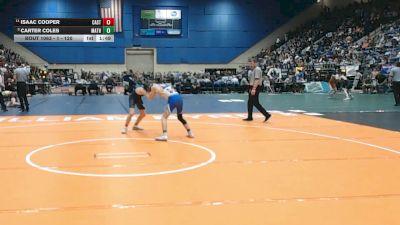 1 - 120 lbs Quarterfinal - Carter Coles, Mathews vs Isaac Cooper, Castlewood