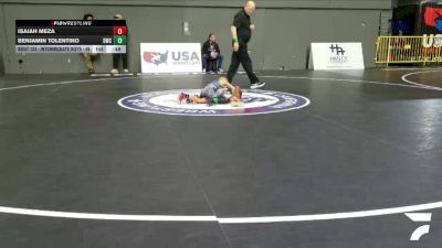 Intermediate Boys - 49 lbs Quarters - Isaiah Meza vs Benjamin Tolentino, Dethrone Wrestling Club