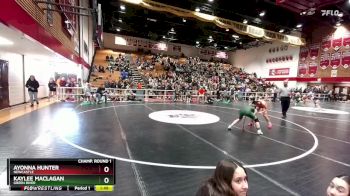 105 lbs Champ. Round 1 - Ayonna Hunter, Newcastle vs Kaylee MacLagan, Green River