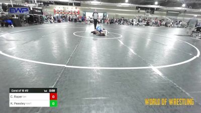 89 lbs Consi Of 16 #2 - Carson Raper, Darkhorse vs Karver Peasley, Inland Northwest Wrestling Training Center