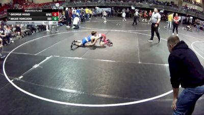 85 lbs Quarterfinal - Miles Torczon, Rocks Wrestling Club vs George Hugo, West Point Wrestling Club