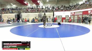 157 lbs Cons. Round 3 - Aganze Mulumeoderwa, Southport Wrestling Club vs Justin Hettinger, Independent