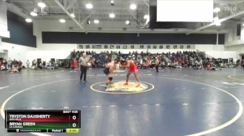 215 lbs Cons. Round 5 - Tryston Daugherty, Oak Hills vs Bryan Green, La Canada