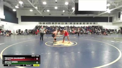 215 lbs Cons. Round 5 - Tryston Daugherty, Oak Hills vs Bryan Green, La Canada