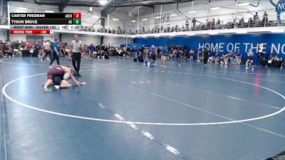 Silver 133 lbs Champ. Round 2 - Carter Freeman, Augsburg College vs Tyson Bruce, Augustana (IL)