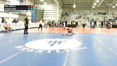106 lbs Consi Of 64 #2 - Jake Appello, NJ vs Nathan Clime, PA
