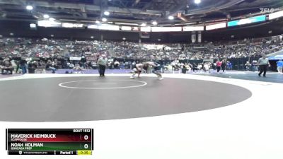 157 lbs Cons. Round 7 - Noah Holman, Gonzaga Prep vs Maverick Heimbuck, Scappoose