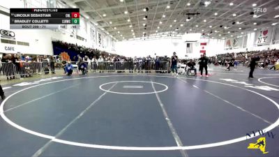 71 lbs Champ. Round 2 - Bradley Colletti, Spencerport Jr Rangers Wrestling Club vs Lincoln Sebastian, Club Not Listed