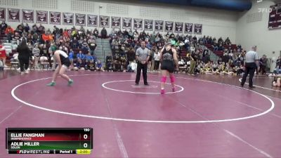 190 lbs Quarterfinal - Adlie Miller, Solon vs Ellie Fangman, Independence