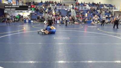 152 lbs Consy 5 - Waylon Shaffer, Line Mountain vs Logan Leedy, Chestnut Ridge