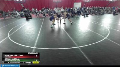 215 lbs Quarterfinal - Ivan Van Der Loop, Wisconsin vs Brody Sardina, Ringers Wrestling Club